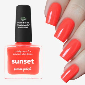 Neon Coral Nail Polish, Best Neon Coral Nail Color