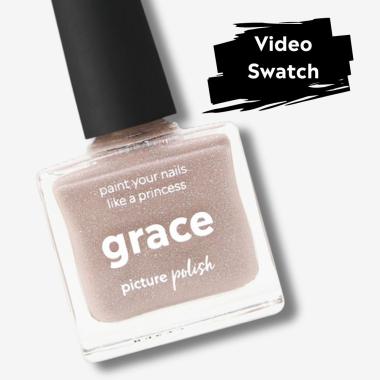 Pink Holographic Nail Polish Video Swatch