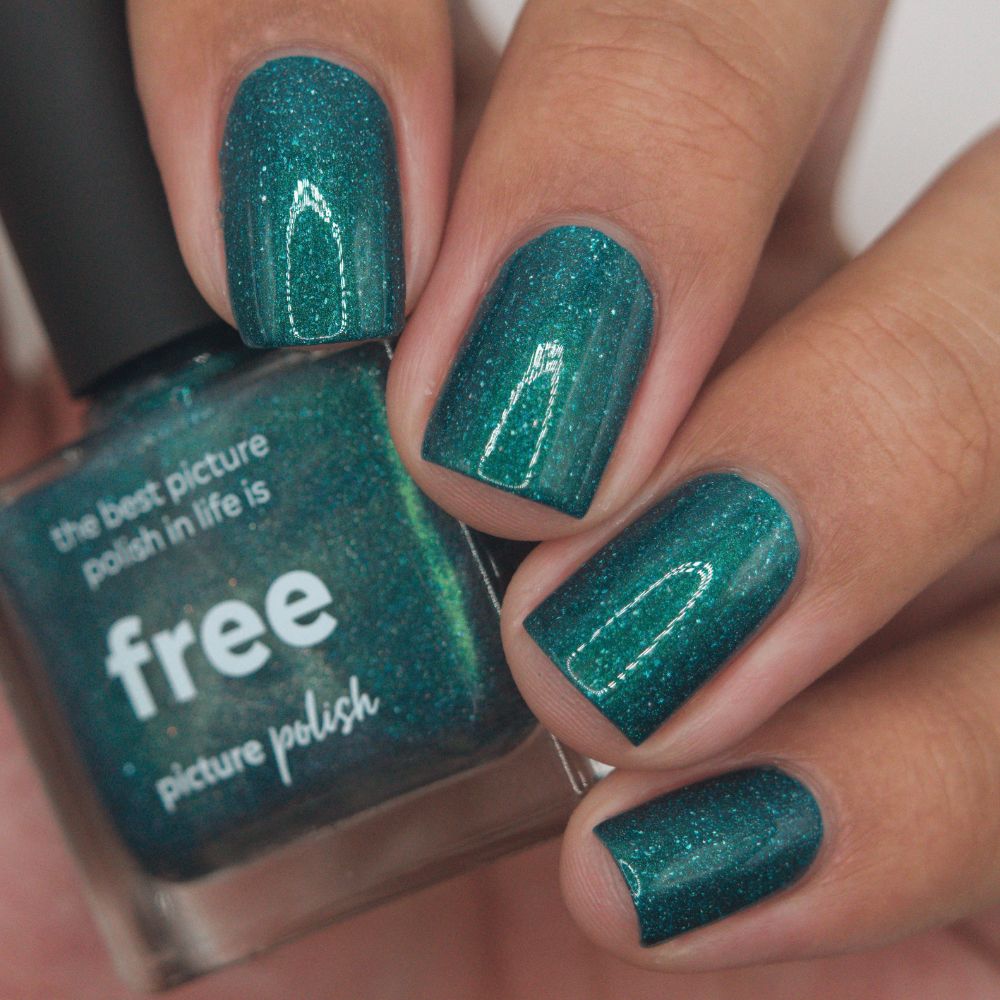 Teal Holographic Nail Polish Australia