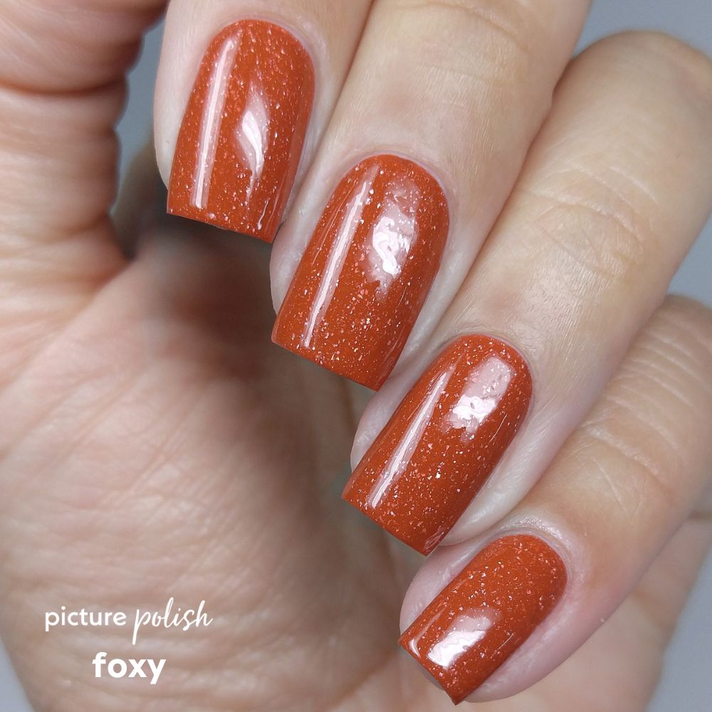 Best Orange Holographic Nail Polish
