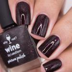 Burgundy Holographic Nail Polish Swatch