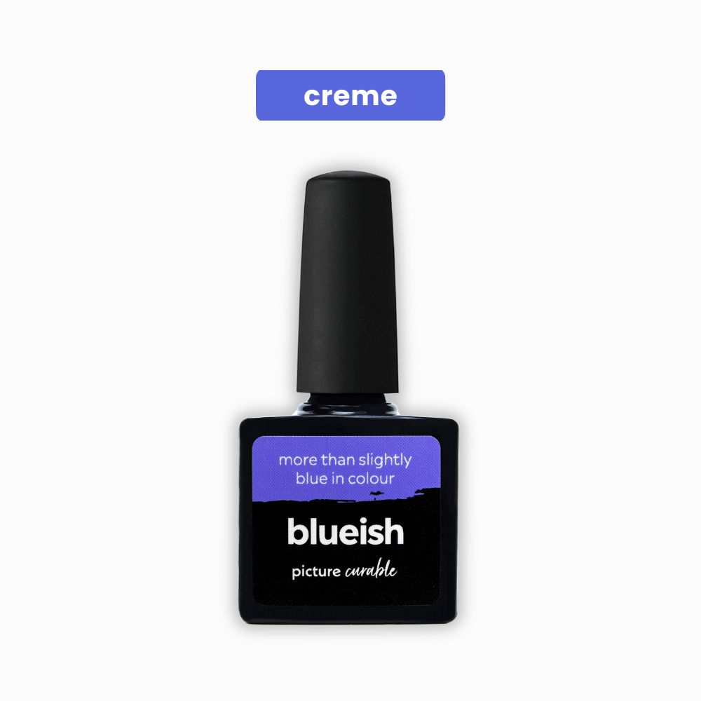 Blueish Curable Lacquer