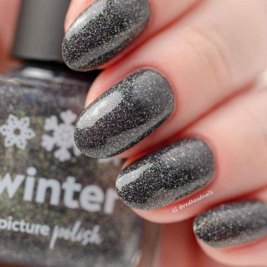 Winter Nail Polish Review Grey Nail Polish Picture Polish