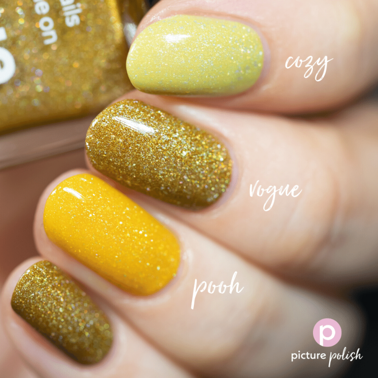 Vogue Nail Polish, Gold Nail Color Picture Polish Australia