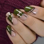 Olive Green Nail Color