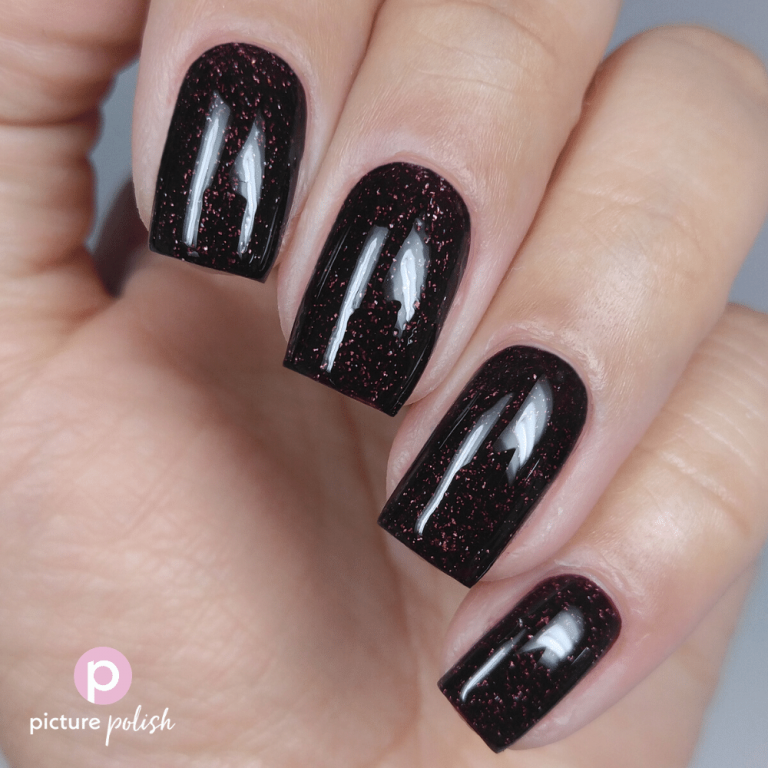 Burgundy Holographic Nail Polish, Wine Nail Polish