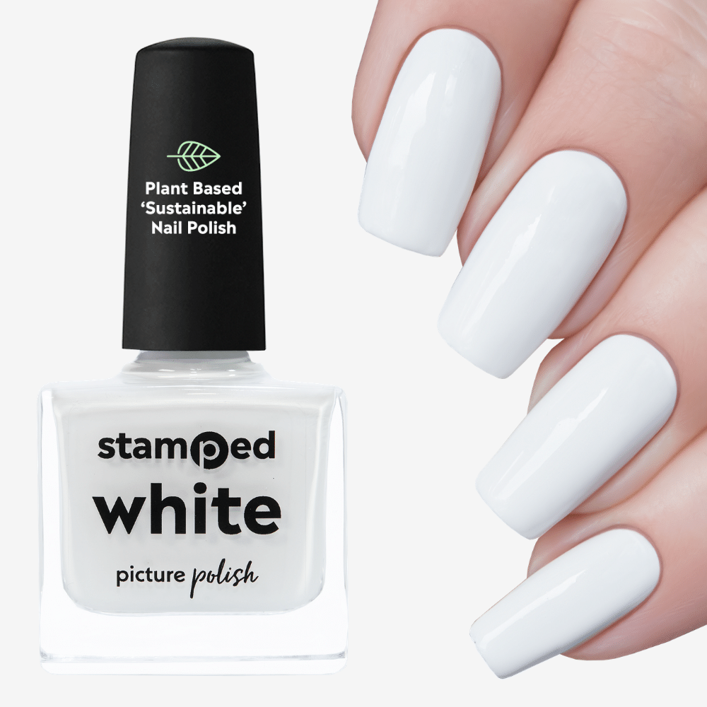 White Stamping Polish, White Nail Color | Picture Polish