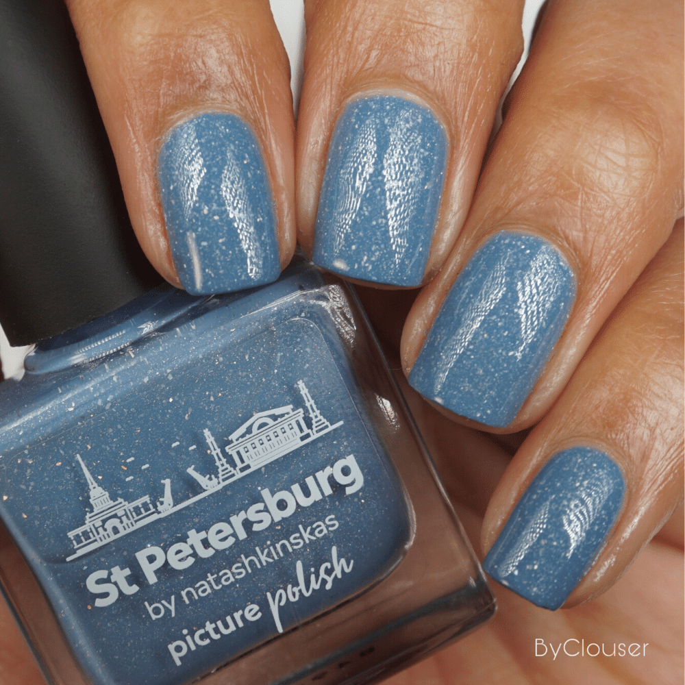 Blue Holo Nails