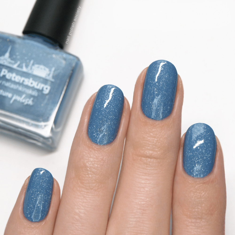 Blue Holographic Nail Polish
