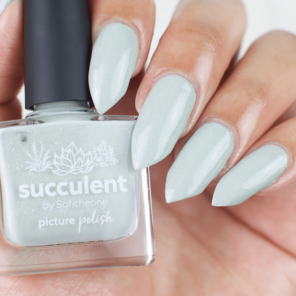 Mint Green Succulent Nail Polish