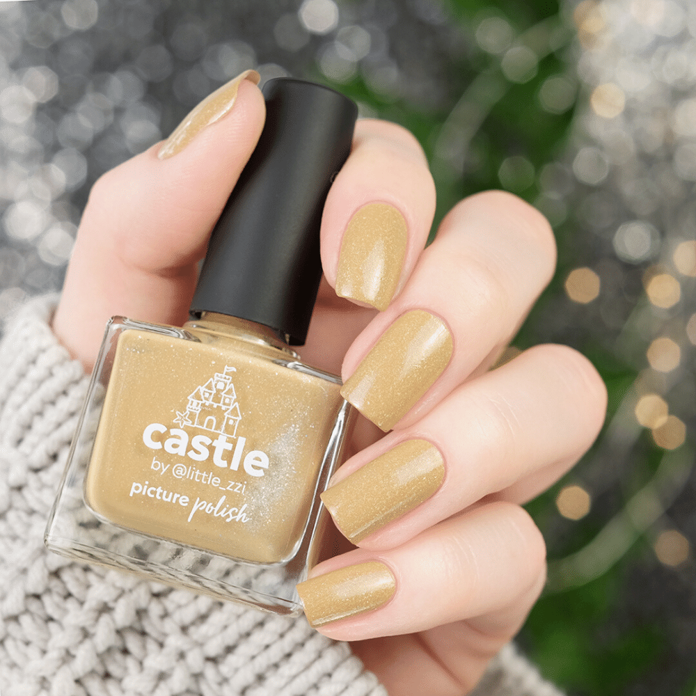 Yellow Holographic Nail Polish
