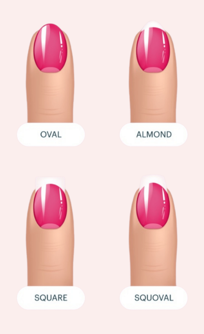 The Eight Most Popular Nail Shapes Explained.