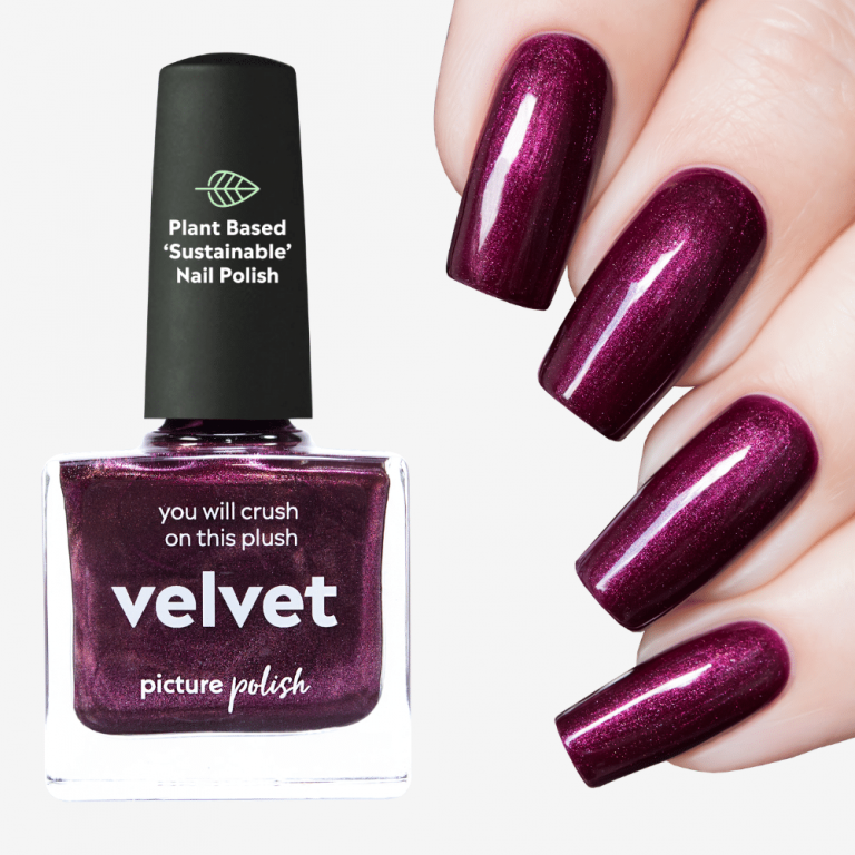 Velvet Nail Polish, Berry Red Nail Color | Picture Polish Australia
