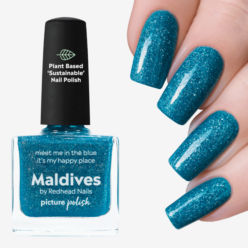 Turquoise Nail Polish, Maldives Nail Polish