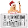 Moyou London Stamping Plate Festive 30
