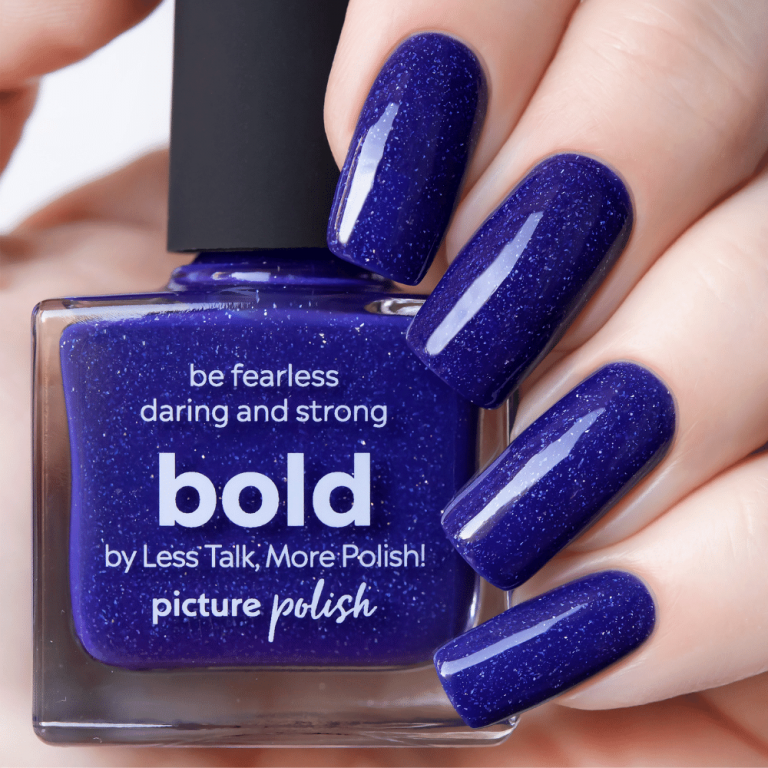 Bold Nail Polish, Deep Cobalt Nail Color | Picture Polish