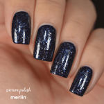 Merlin Nail Polish Yellow Complexion Swatch