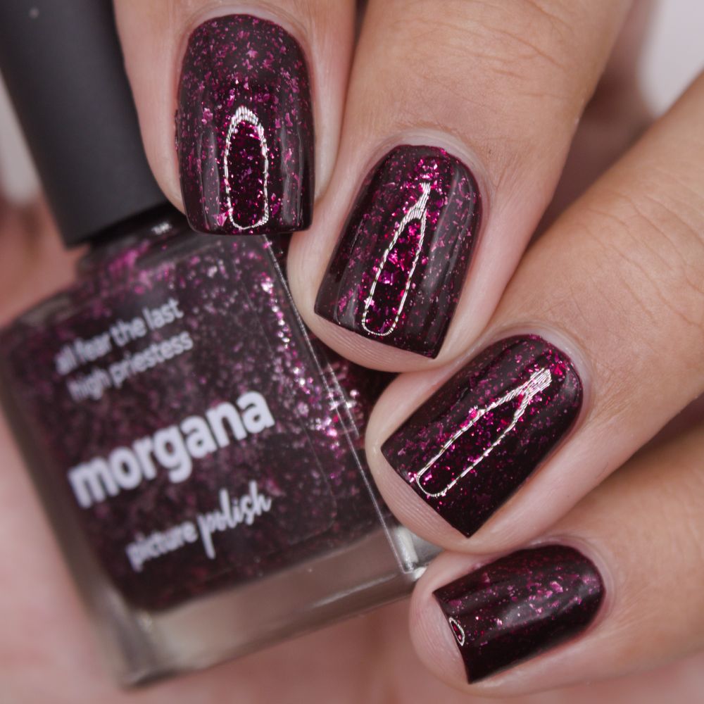 Dark Red Flakie Polish Australia