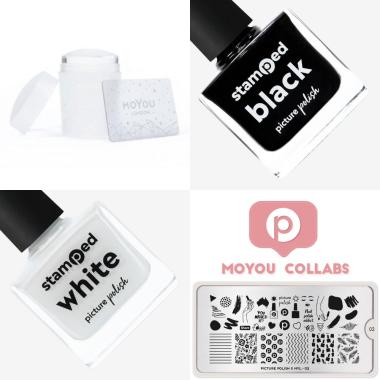 Nail Stamping Bundle With Clear Nail Stamper