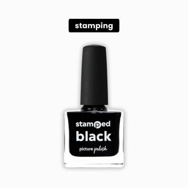 Black Stamping Nail Polish