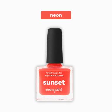 Neon Coral Nail Polish