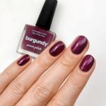 Burgundy Nail Polish Swatch