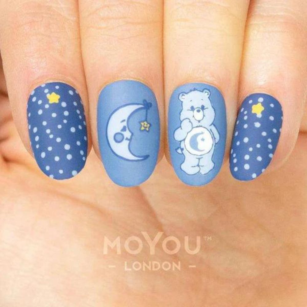 Moyou London Nail Art Care Bears 01 Stamping Plate