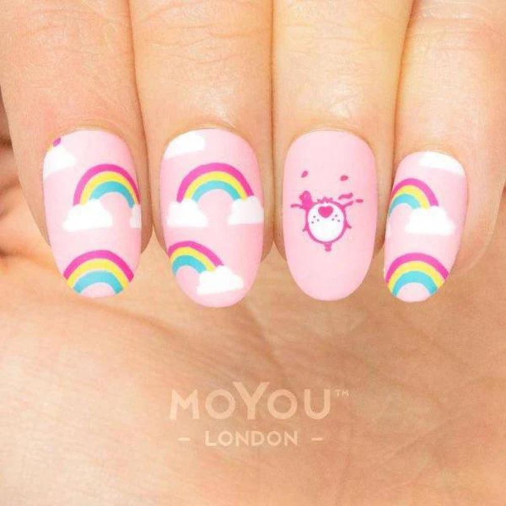 Moyou London Nail Art Care Bears 02 Stamping Plate