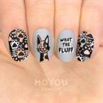 Moyou London Nail Art Crazy Cat Lady 02 Stamping Plate