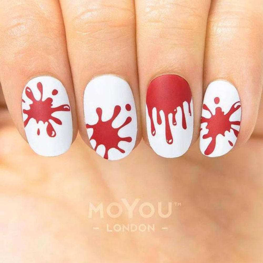 Moyou London Nail Art Halloween 03 Stamping Plate