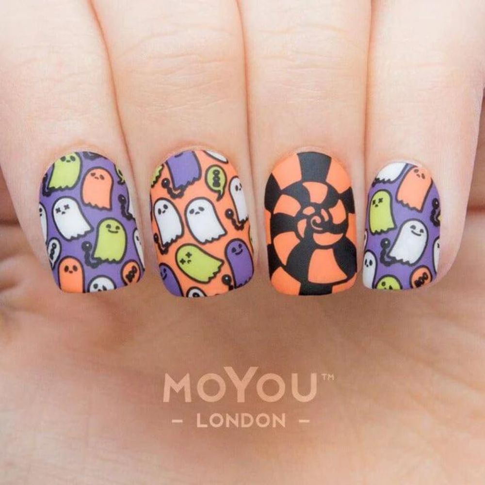 Moyou London Nail Art Halloween 26 Stamping Plate