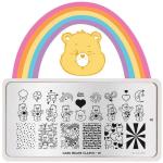 Moyou London Nail Stamping Plate Care Bears 01