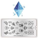 Moyou London Nail Stamping Plate Crystal 01