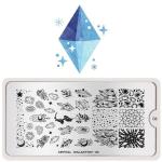 Moyou London Nail Stamping Plate Crystal 06