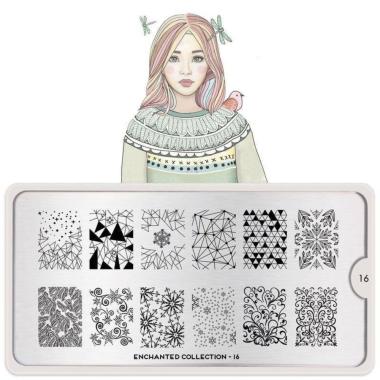 Moyou London Nail Stamping Plate Enchanted 16