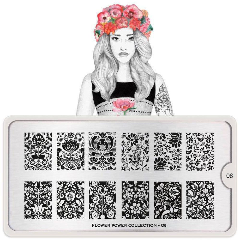 Stamping Plate Flower Power 08 – Last Chance!