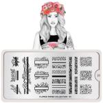 Moyou London Nail Stamping Plate Flower Power 23