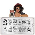 Moyou London Nail Stamping Plate Hipster 22