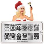 Moyou London Nail Stamping Plate Mother Festive 04