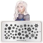 Moyou London Nail Stamping Plate Snow 05