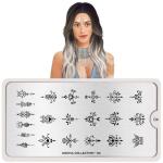 Moyou London Nail Stamping Plates Henna 04