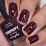 Dark Red Jelly Polish Swatch