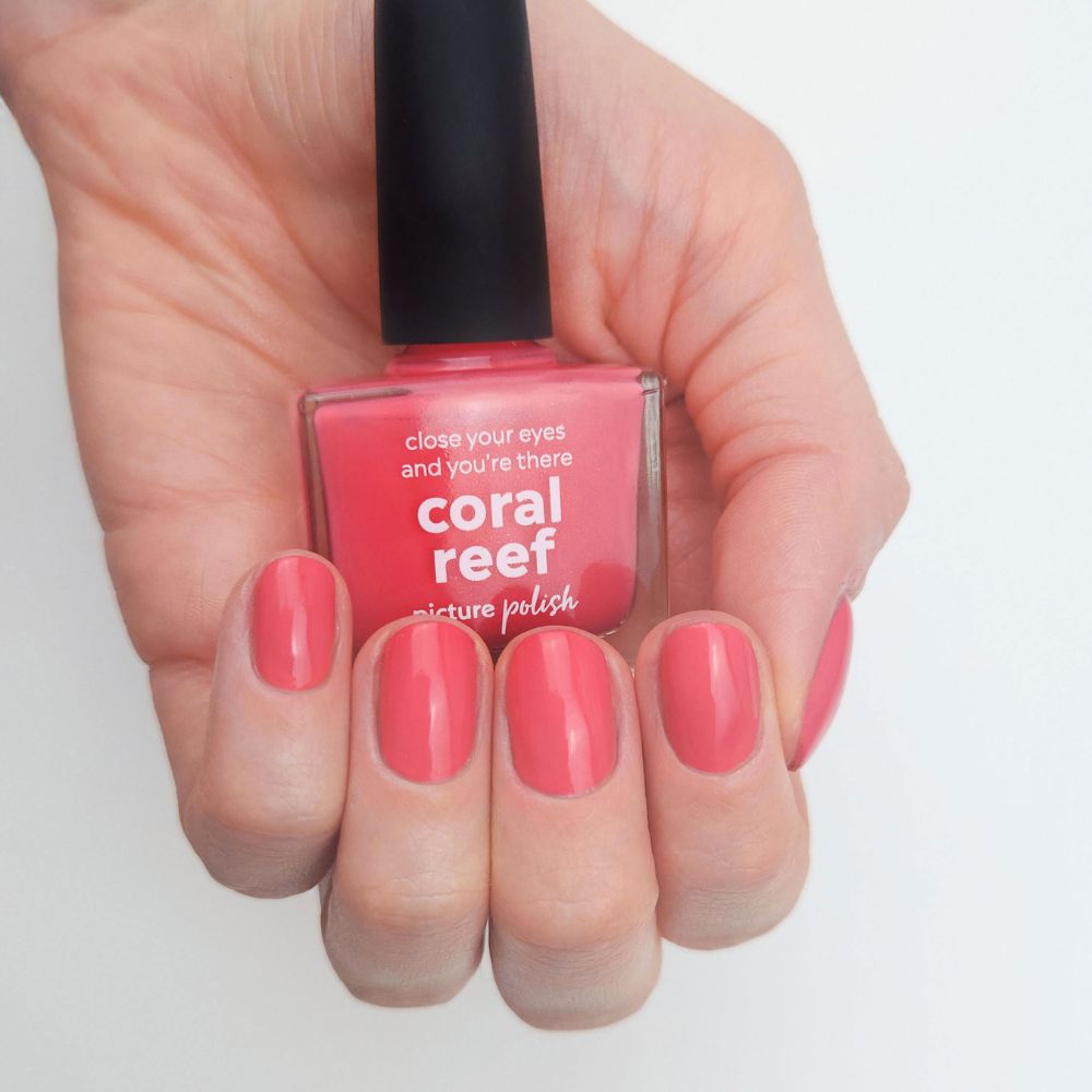 Coral Nail Polish Swatch