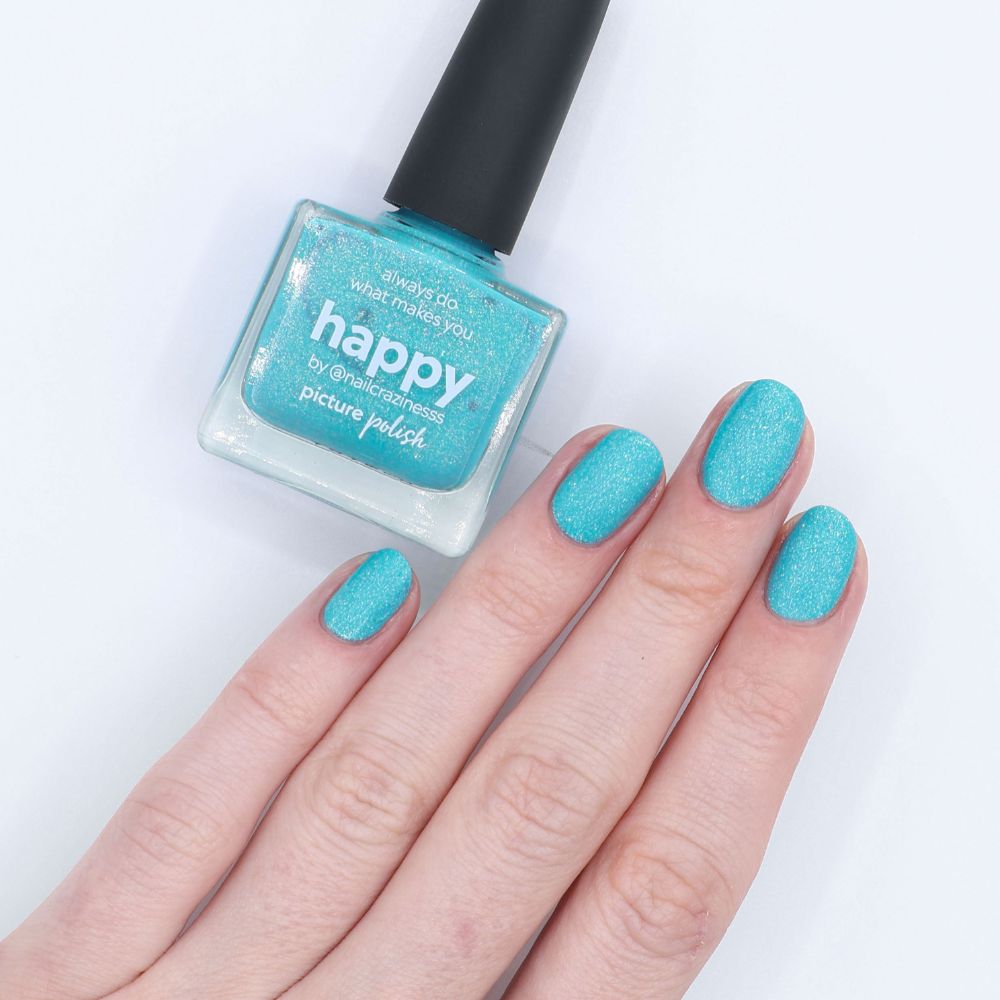 Aqua Green Nail Polish Swatch