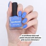 Cornflower Blue Nail Polish Swatch