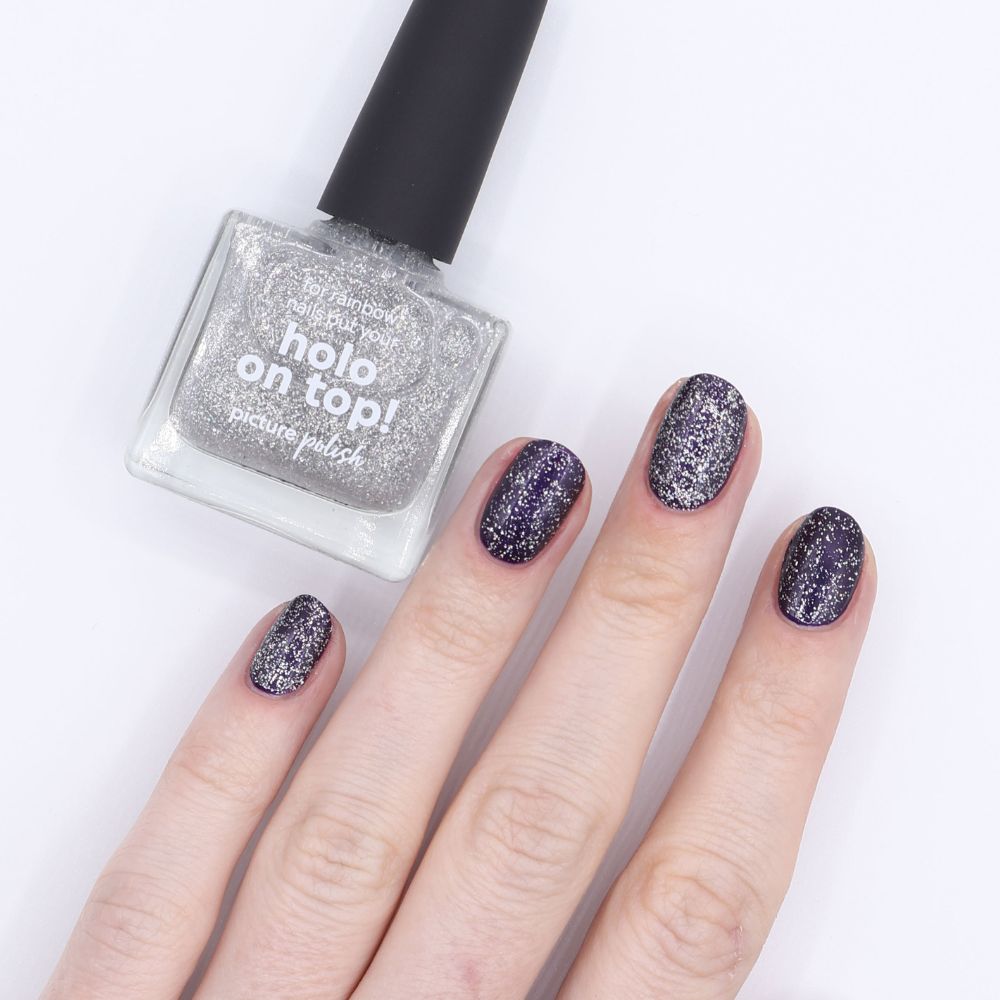 Holographic Top Coat Swatch
