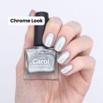 Silver Blue Magnetic Polish Chrome Look