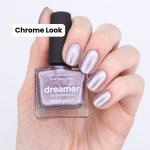 Silver Purple Magnetic Polish Chrome Look