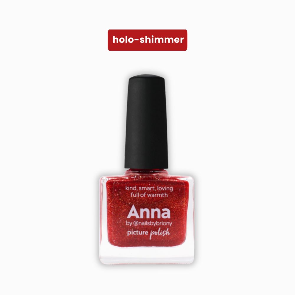 Anna | Warm Red | Holographic