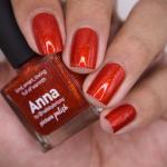 Warm Red Holographic Polish Australia
